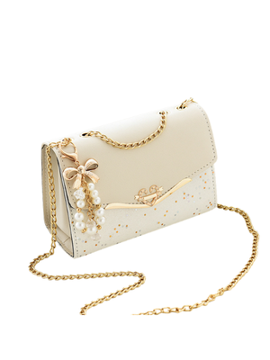 Sequin Crossbody Satchel Bag